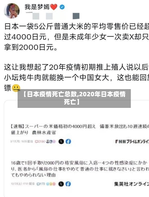【日本疫情死亡总数,2020年日本疫情死亡】