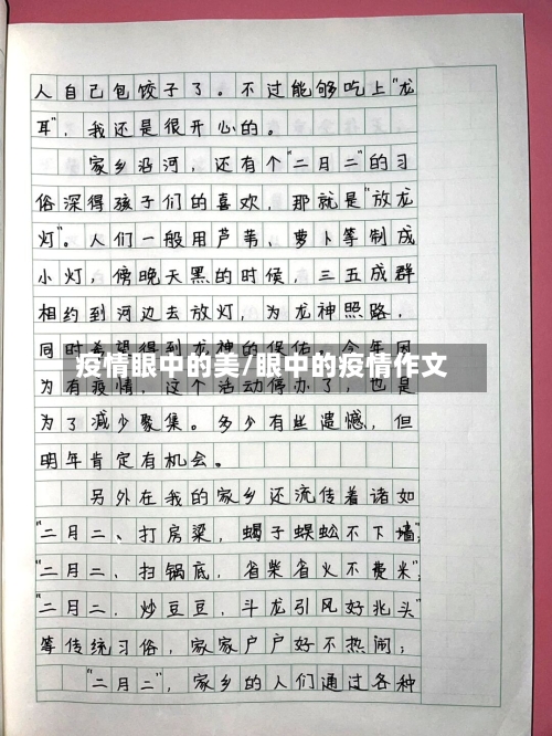 疫情眼中的美/眼中的疫情作文
