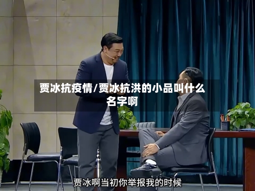 贾冰抗疫情/贾冰抗洪的小品叫什么名字啊